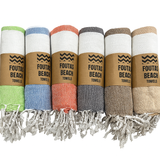 מגבת חוף פרנזים 88*160- מגבת טורקית - טוליפ