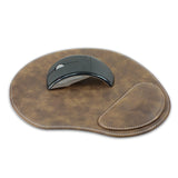 משטח עכבר דמוי עור עם כרית