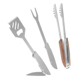 סט ברביקיו מעץ