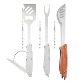 סט ברביקיו מעץ