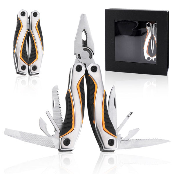 מארז פלייר איכותי 12 פונקציות בנרתיק קשיח כסף