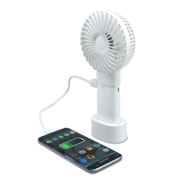 מאוורר מתקפל עוצמתי משולב מטען נייד 4,000 - הדמייה