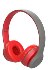 אוזניות קשת אלחוטיות מתקפלות מדגם Cycle Arch BT אפור אדום