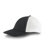 כובע קנבס משולב רשת אחורית - שחור