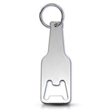 מחזיק מפתחות פותחן בקבוק בירה כסף