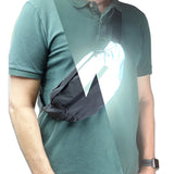 פאוץ איכותי מאריג מחזיר אור