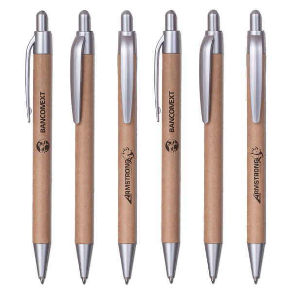 עט אקולוגי בשילוב צבע כסוף