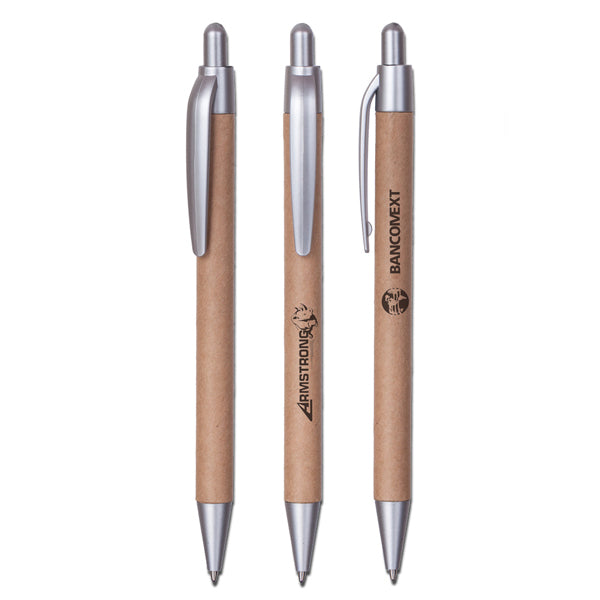 עט אקולוגי בשילוב צבע כסוף