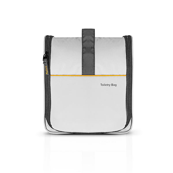 תיק כלי רחצה מתקפל עם וו נשיאה סגור