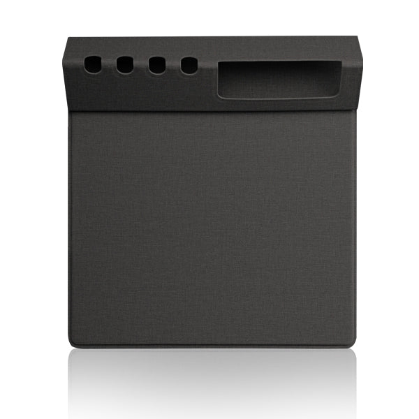 פד עכבר מתקפל עשוי P.U עם מעמד לעטים וטלפון