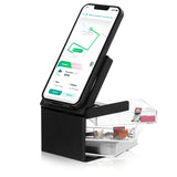 מטען אלחוטי שולחני משולב מעמד לטלפון ומגירות