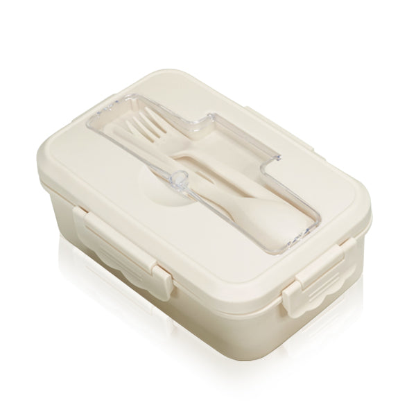 קופסת אוכל בצבע לבן