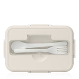 קופסת אוכל מחולקת לשלושה תאים עם סכום