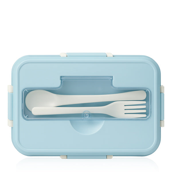 קופסת אוכל מחולקת לשלושה תאים עם סכום