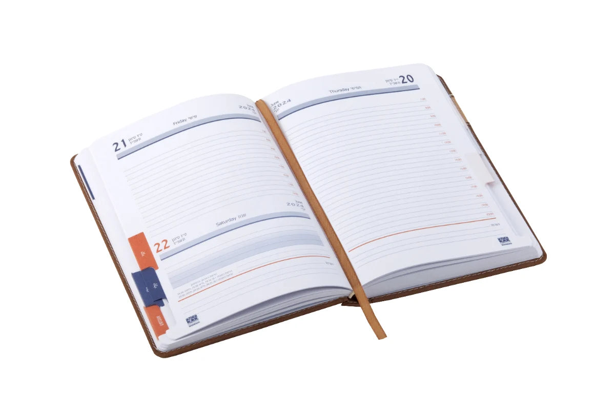 יומן שנתי איכותי A5 - פתוח
