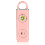פנס אזעקה נייד עם 2 מצבי תאורה ורוד
