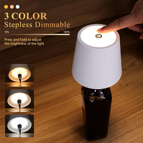 מנורה לבקבוק 3 מצבי תאורה