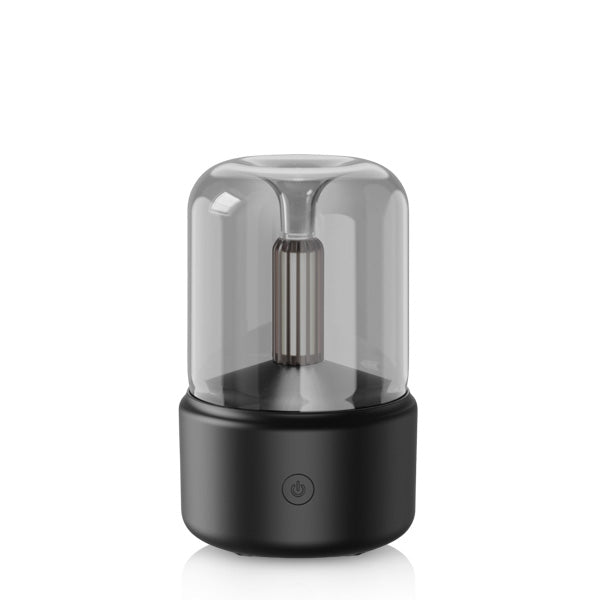 מפיץ ריח חשמלי משולב מנורת לילה - שחור