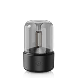 מפיץ ריח חשמלי משולב מנורת לילה - שחור