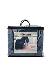 שמיכת ז׳קארד קוביות יוקרתית