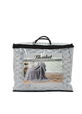 שמיכת ז׳קארד קוביות יוקרתית