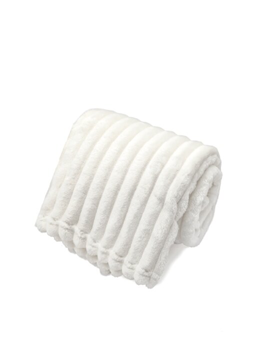 שמיכת פסים פלנאל מפנקת