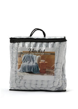 שמיכת פסים פלנאל מפנקת