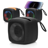 רמקול בלוטוס עוצמתי מבית evercharge עם סטנד מובנה לטלפון