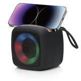 רמקול בלוטוס עוצמתי מבית evercharge עם סטנד מובנה לטלפון