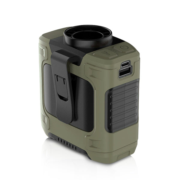 מאוורר גוף בשילוב מטען ופנס עוצמתי  נייד 10,000 mAh