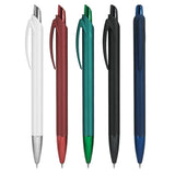 עט ג'ל ציפוי גומי נעים למגע צבעים