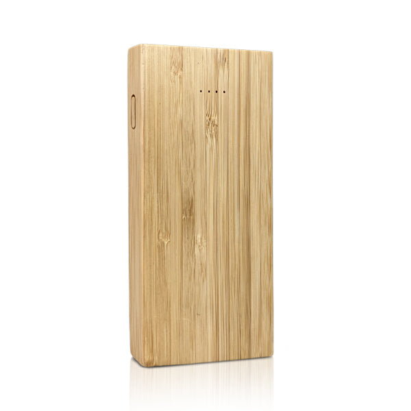 מטען נייד אקולוגי מבמבוק - 10,000 mAH