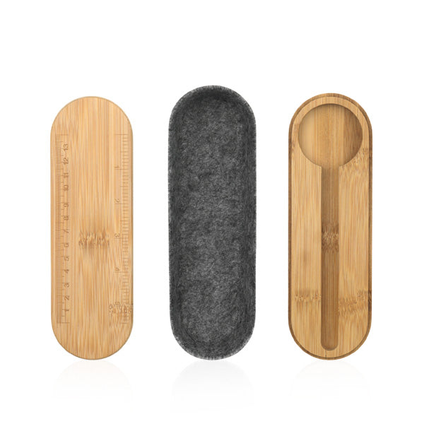 קלמר אקולוגי בשילוב במבוק ולבד ממוחזר מסודר