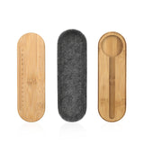 קלמר אקולוגי בשילוב במבוק ולבד ממוחזר מסודר