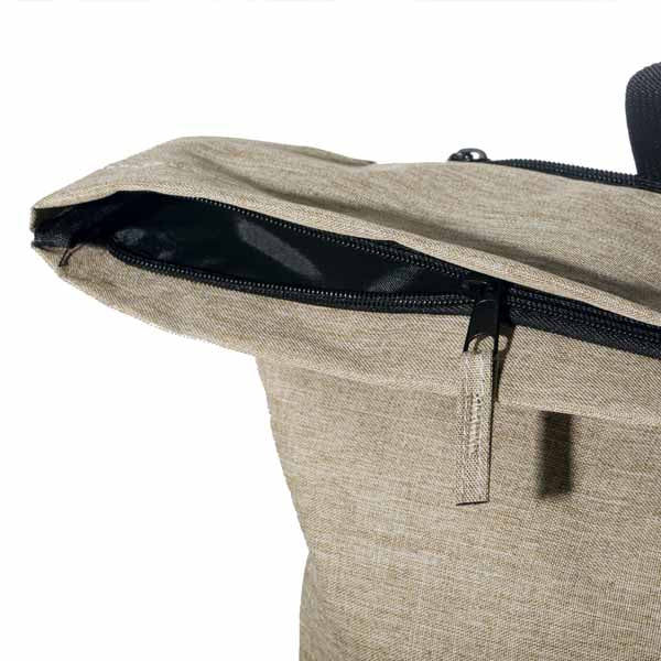 תיק גב אקולוגי מעוצב למחשב נייד - רוכסן