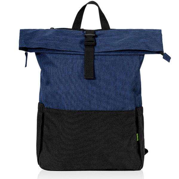 תיק גב אקולוגי מעוצב למחשב נייד - כחול