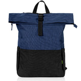 תיק גב אקולוגי מעוצב למחשב נייד - כחול