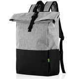 תיק גב אקולוגי מעוצב למחשב נייד - אפור פרופיל