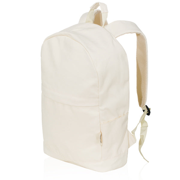 תיק גב אקולוגי מכותנה למחשב נייד טבעי