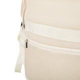 תיק גב אקולוגי מכותנה למחשב נייד תקריב רוכסן