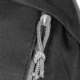 תיק גב קומפקטי מבד אריג -  רוכסן