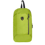 תיק גב קומפקטי מבד אריג - ירוק קדימה 