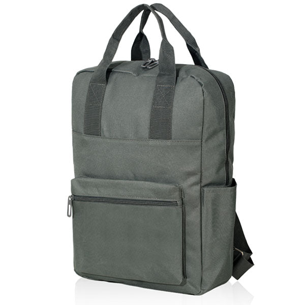 תיק גב אקולוגי מעוצב למחשב נייד  - אפור