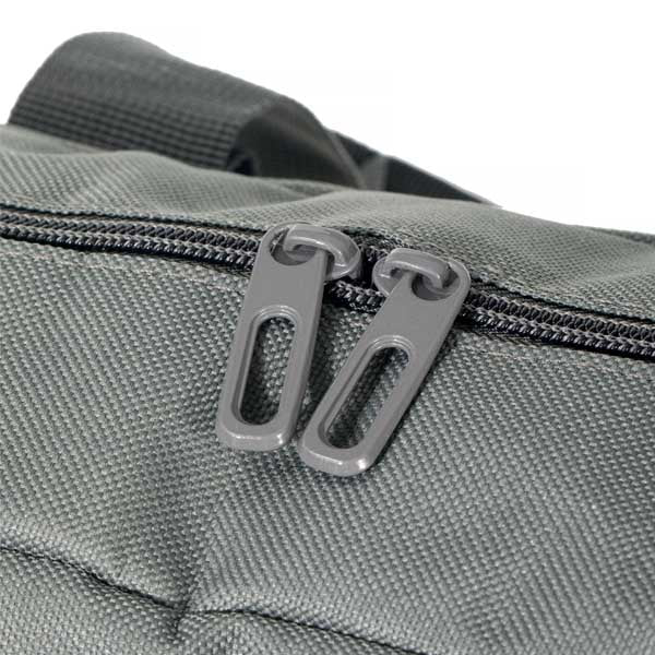 תיק גב אקולוגי מעוצב למחשב נייד  - תקריב רוכסן