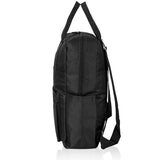 תיק גב אקולוגי מעוצב למחשב נייד  -  שחור מהצד