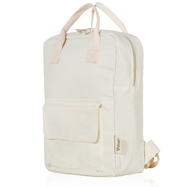 תיק גב אקולוגי למחשב נייד - מבט מהצד