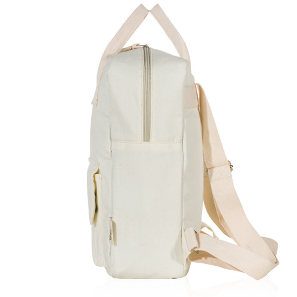 תיק גב אקולוגי למחשב נייד - מבט פרופיל