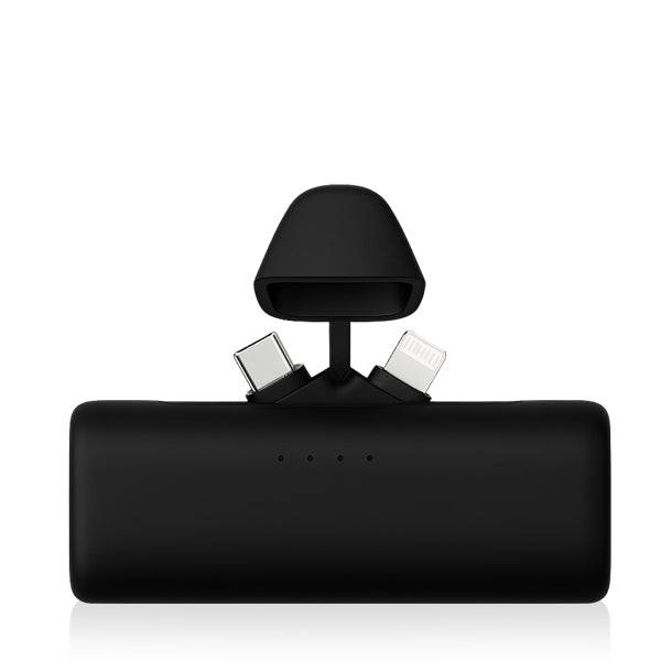 מטען נייד קומפקטי 5000 mAh  שחור פתוח