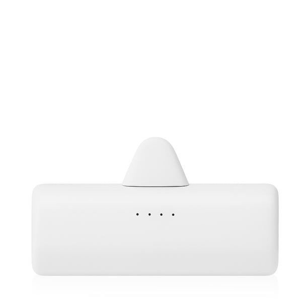 מטען נייד קומפקטי 5000 mAh  לבן סגור