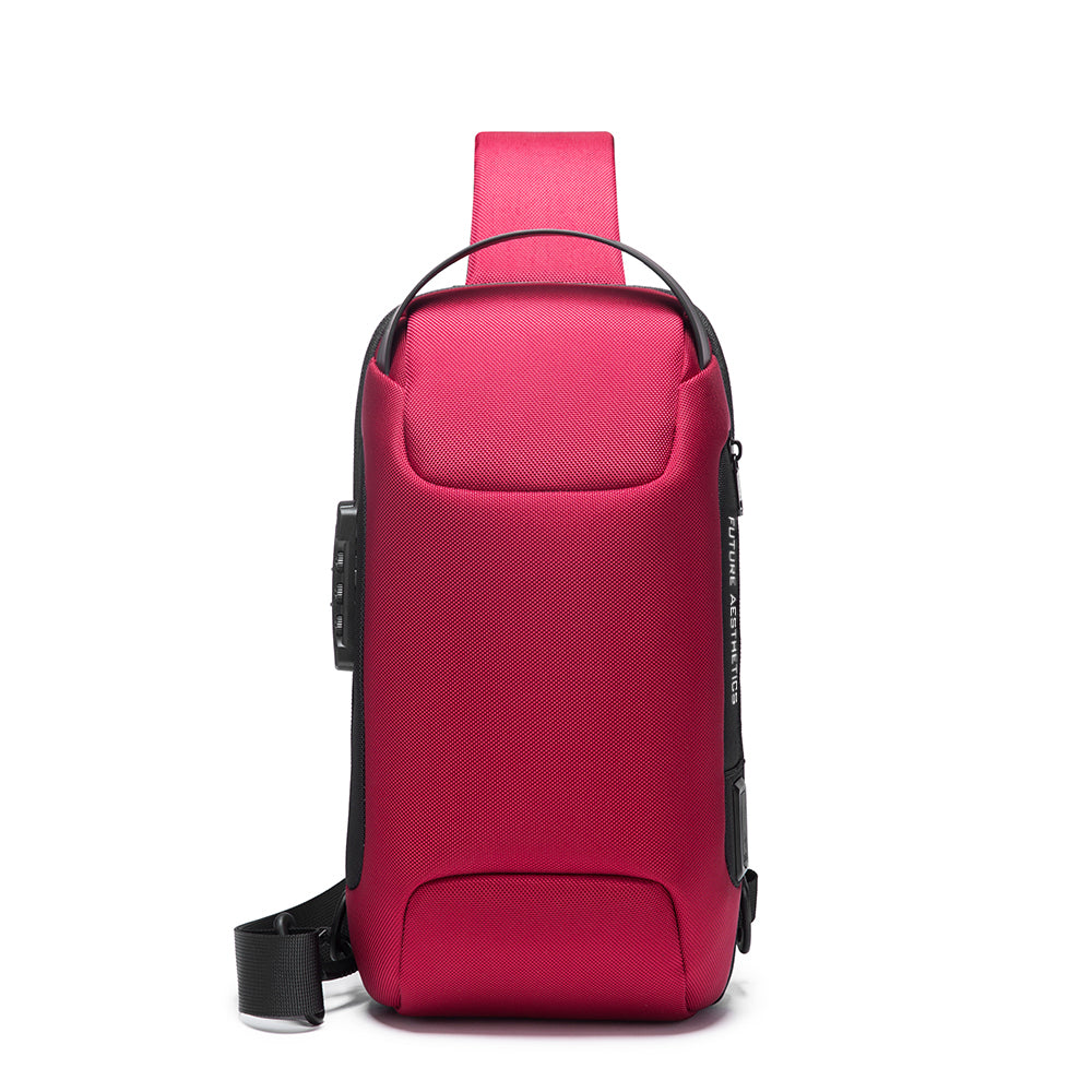 תיק צד נגד גניבות בעיצוב אירופאי חדשני אדום